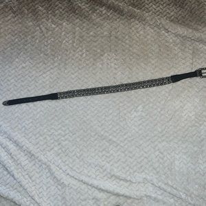 Women’s Metal Decorative Belt With Genuine Leather